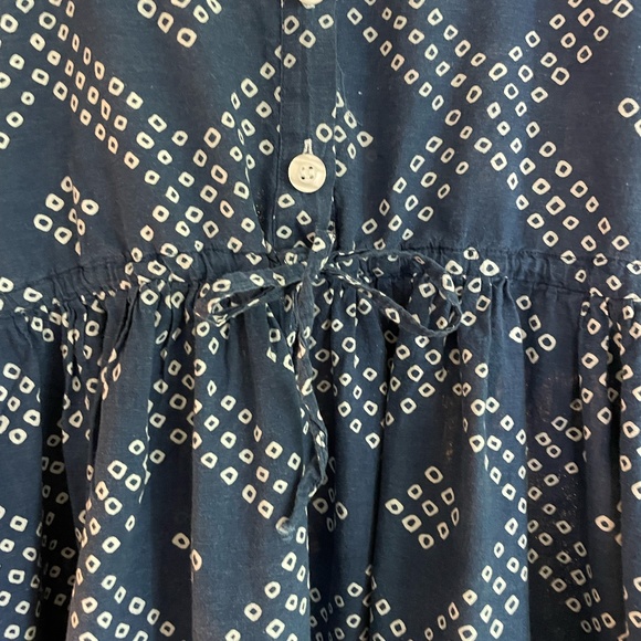 Indian Cotton Handblocked Print Dress - Picture 4 of 8